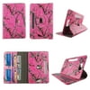 "Camo Mozy tablet case 7 inch for Universal 7"" 7inch android tablet cases 360 rotating slim folio stand protector pu leather cover travel e-reader cash slots"
