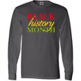 thumbnail image 3 of Inktastic Black History Month- Red, Green, Yellow Long Sleeve T-Shirt, 3 of 5