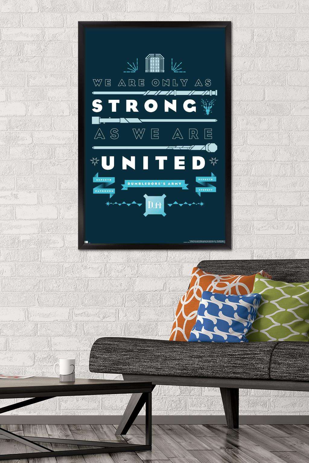 Harry Potter - United Wall Poster, 22.375" x 34", Framed