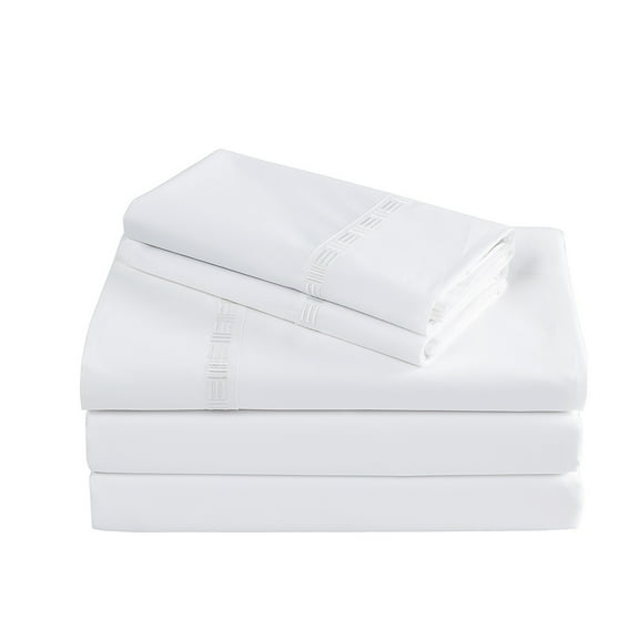 Hotel Grand  Tencel Cotton Blend Sheet Set White Full