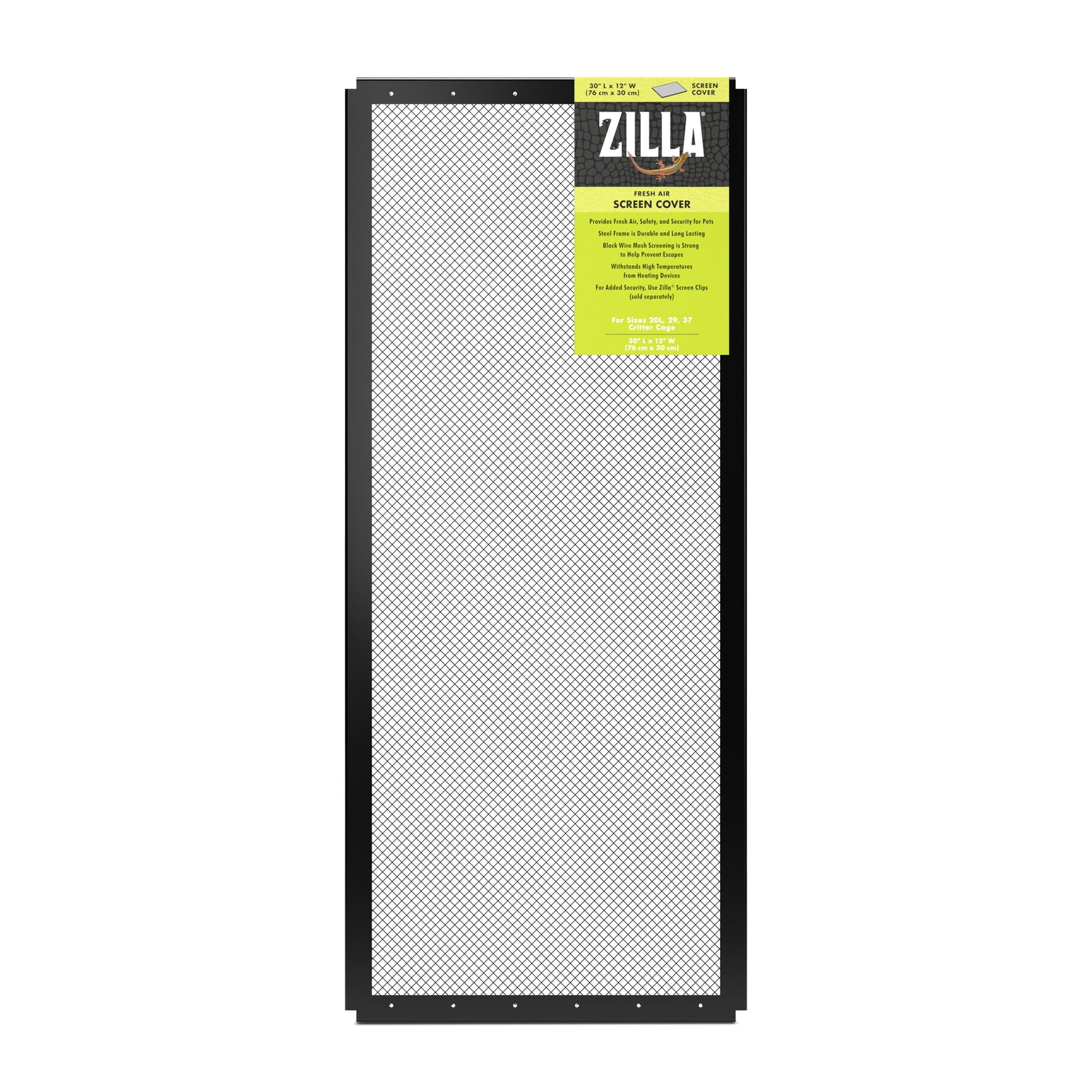 Zilla Fresh Air Screen Cover 30 x 12 Inches
