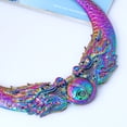 thumbnail image 4 of Collier Déclaration Forme de Dragon Paon à la Mode Collier en Alliage Collier Bavoir pour Femmes, 4 of 10