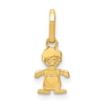 thumbnail image 1 of Pendentif Breloque Collier Petit Garçon en Or Jaune 14k Bébé, 1 of 7