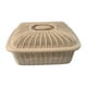 thumbnail image 4 of Cesta de frutas con tapa, soporte para frutas, cuenco y almacenamiento para palillos para la cocina. Caqui Medio, 4 of 9