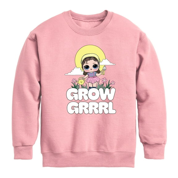 LOL Surprise! - Grow Grrrl - Toddler And Youth Crewneck Fleece Sweatshirt