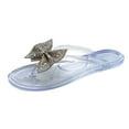 thumbnail image 1 of Leutsin Summer Flip Bowknot Flash Diamond Sandals And Slippers Women's Slippers, 1 of 6