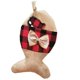 thumbnail image 1 of Bolsas de mano reutilizables con estampado de cuadros clásicos de mascotas y medias de caramelos navideños, 1 of 8