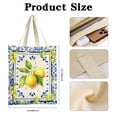 thumbnail image 3 of Bolsa VeloKomo, porcelana blanca, azul limón, 38 x 40 cm, 3 of 7