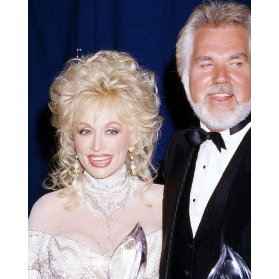 D. Parton Kenny Rogers Candid Together 24X36 Classic Hollywood Poster