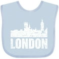 thumbnail image 3 of Inktastic London England City Skyline with Grunge Boys or Girls Baby Bib, 3 of 4