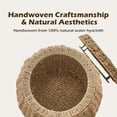 thumbnail image 3 of Casa Pura Furniture Handwoven Seagrass Storage Basket with Lid., 3 of 7