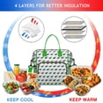 thumbnail image 4 of Green Blue Dinosaurs Pattern Womens Lunch Box for Work,Insulated Large Lunch Bag for Tween and Teen,Loncheras Para Mujer,Leakproof Adult Lunch Bag for Work,Beach,Travel,Picnic,Camping, 4 of 7