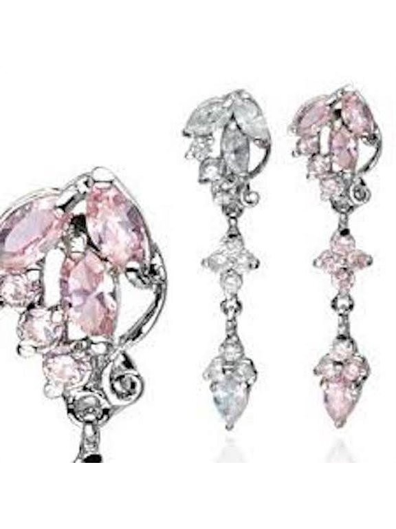 Roberto Upside Down Dangle Belly Ring 14G (1.6MM) #169 (Clear)