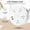 White, variant on Retractable Power Strip - 4 Outlet Flat Plug Strip with Smart 2 USB, 5.9 FT Long Extension Cord, 125V/10A, Portable & Neat for Travel/Home /Office, White