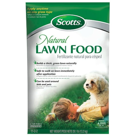 Scotts 47503 Natural Lawn Food Thick Green Anytime Any Grass Type