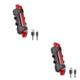 thumbnail image 1 of relayinert USB Bike Tail Light Bicycle Safety Cycling Reminding Rear Lamp Waterproof Taillight Wide Range Accessories Gear Red 2Set, 1 of 6
