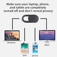 thumbnail image 4 of Juego de 2 cubiertas para cámara web, cubierta deslizante para cámara, cubierta ultrafina para cámara web, protección de privacidad, cubierta para cámara para MacBook, iPad, iPhone, computadora, 4 of 4