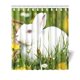 thumbnail image 1 of ABPHQTO Lindo Conejo Cortina de Ducha Cortina de Ducha Impermeable 160x180 cm, 1 of 2