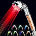 thumbnail image 7 of AuroraX 7 Color LED Lights Shower Head,Ion Drops Water Saving Handheld High Pressure Showerhead Attached with Filter Power Cleaning Ergonomic Easy Installation, 7 of 7
