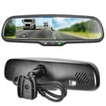 thumbnail image 1 of Master Tailgaters Espejo retrovisor OEM de 10,5" con pantalla LCD de 4,3" | Soporte de ajuste universal para retrovisor | Ajuste automático de brillo LCD | Antideslumbrante | Reemplazo de espejo origi, 1 of 5