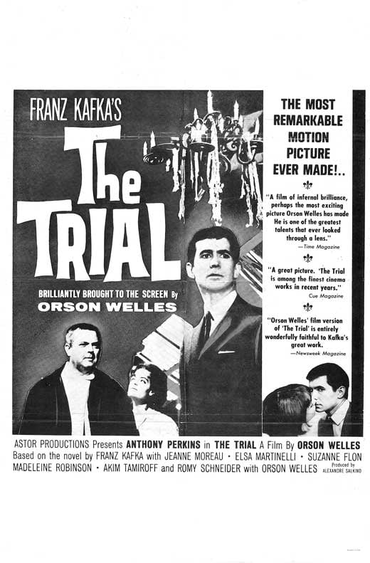 The Trial movie POSTER (Style A) (11" x 17") (1963)