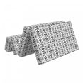 thumbnail image 2 of Geometric Foldable Mattress, Modern Monochrome, 78.7" x 47.2", Charcoal Grey and White, by Ambesonne, 2 of 6