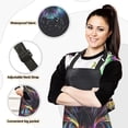 thumbnail image 2 of Colorful Cat Head 5 Pcs Kitchen Set Heat Resistant Oven Mitts and Non-Slip Pot Holders with Adjustable Cooking Apron, 2 of 6