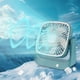 thumbnail image 1 of Miniventilador Usb Portátil de Verano | Ventilador de Escritorio Compacto de 3 Velocidades con Cabezal Ajustable a 270° | Motor Silencioso Sin Escobillas | Base Antideslizante con Gancho Plegable | R, 1 of 6