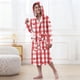 thumbnail image 4 of Ropa de cama Ropa infantil Albornoz grueso con capucha alargado Pijamas de terciopelo para niñas Camisón de poliéster para niñas, 4 of 6