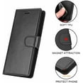 thumbnail image 4 of Xpression Cover for Motorola Moto G Power 5G 2023 Wallet PU Leather Pouch with Credit Card Slots Money Pocket Holder Stand Phone Case - Black, 4 of 8