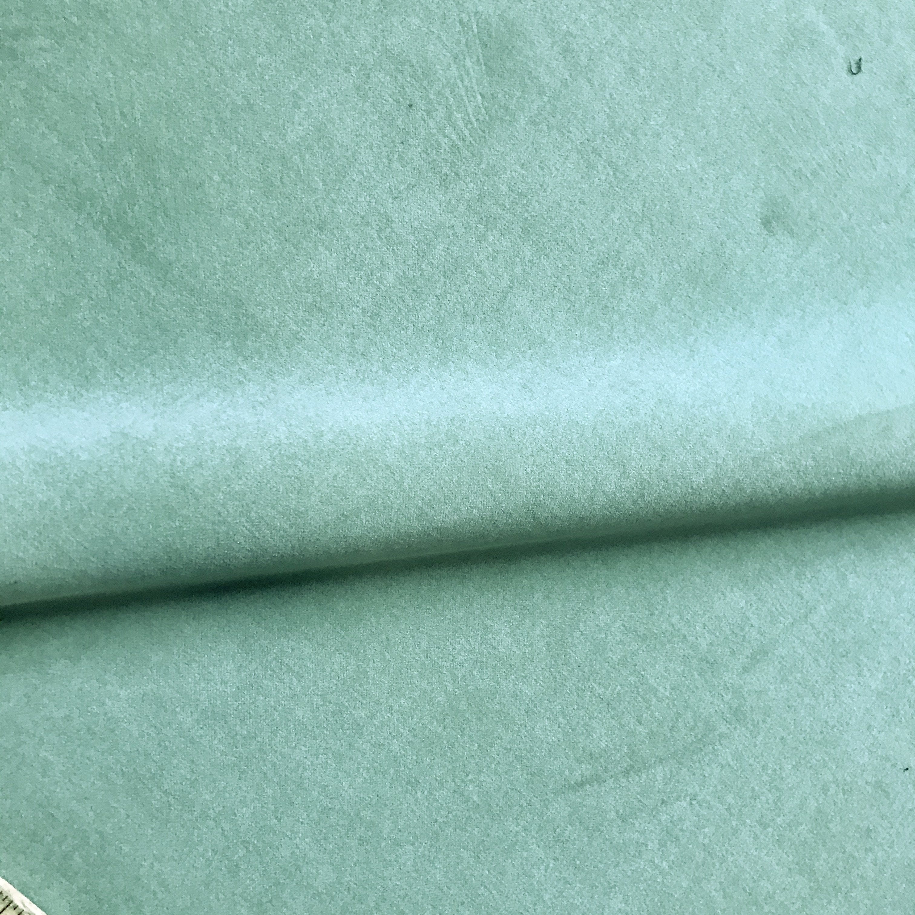 Turquoise Beach Solid Velvet Upholstery Fabric 54" by the Yard