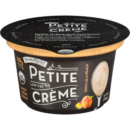 Stonyfield Sf Petite Creme Lf Peach 5.3oz