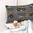 thumbnail image 4 of Yiaed Construction Machines Print Brushed Microfiber Envelope Pillowcases, Standard,Envelope Closure Pillow Cases(No pillow core)-16"x24", 4 of 6