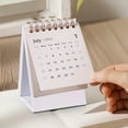 thumbnail image 5 of Yomikausa 2026 Solid Color Desk Calendar, English Small Desk Planner, Desk Organizer for Office and Home, Modern Desk Planner for Work, 5 of 5