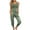 Army Green, variant on Guluxicc Outfits Set for Women Two-Piece Tank Tops High Waisted Jogger Pants Casual Outfit Sets Active Tracksuits