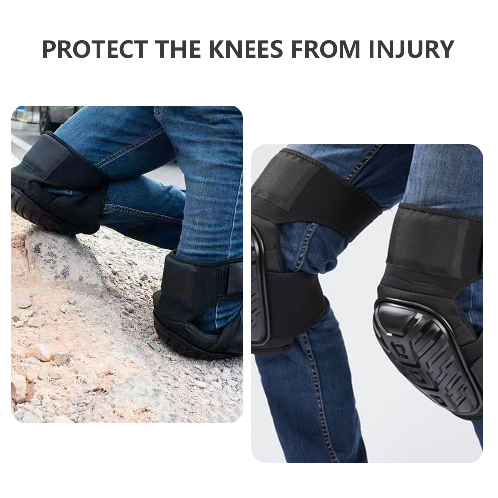 Elowen PVC Knee Pads Knee 1-Pair Professional Gel Knee Pads Wear Resistance Anti-slip for Working on Concrete Hardwood Floors Construction Work Welding Gardening Cleaning