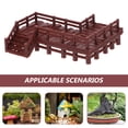 thumbnail image 3 of Luxshiny Miniature Landscaping Bridge Bridge Ornament Plastic Decoration Pcs, 3 of 8