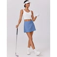 thumbnail image 5 of Pinspark Tennis Skirts for Women V-Waisted Athletic Skort Quick Dry Golf Skirts with 2 Pockets Shorts, 5 of 6