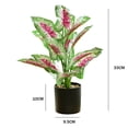 thumbnail image 2 of Plantas artificiales en macetas, plantas falsas, plantas verdes realistas de imitación para el hogar, la oficina, el escritorio, la estantería, la sala de estar, el baño, la cocina,, 2 of 5