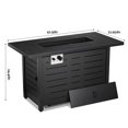 thumbnail image 4 of Mesa para fogatas de propano ZAFRO de 43 pulgadas y 50 000 BTU con tapa, 4 of 4