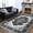 Black -06, variant on Lochas Vintage Boho Rug Low Pile Fluffy Area Rugs for Bedroom Living Room Indoor Floor Carpet Home Decor,6'X9',Gold