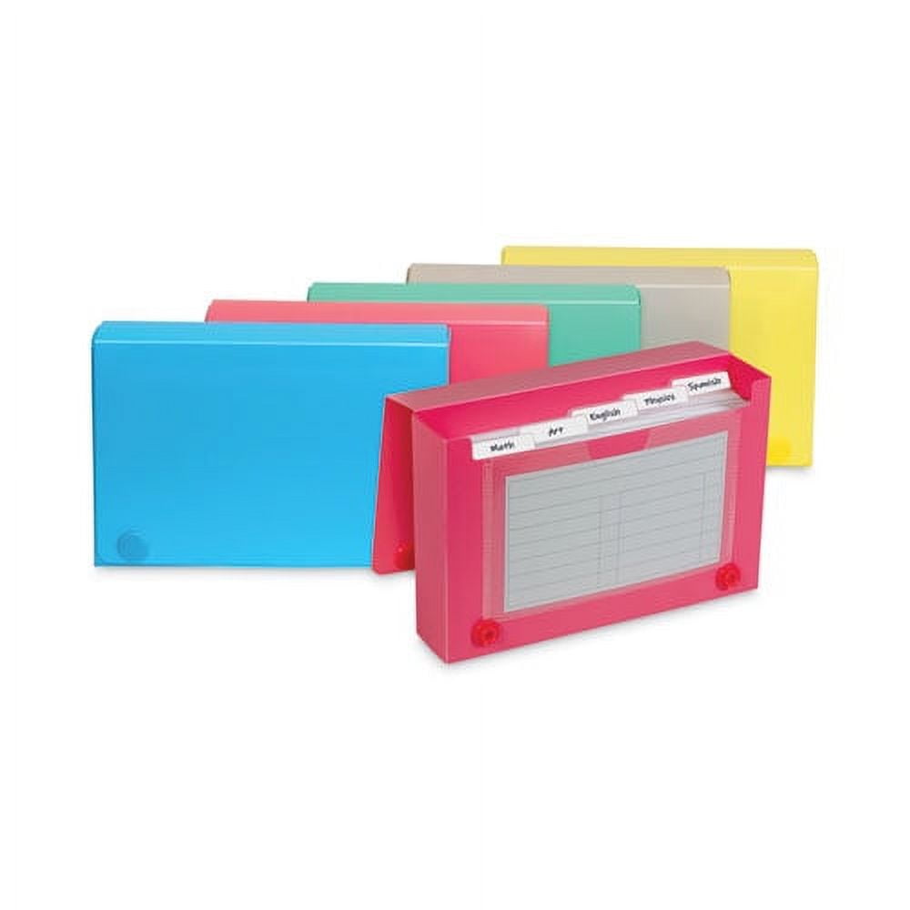 Index Card Case, Holds 100 3 X 5 Cards, 5.38 X 1.25 X 3.5