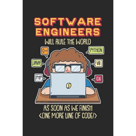 Software Engineers Will Rule The World As Soon As: 120 Pages I 6x9 I Graph Paper 4x4 (Paperback)