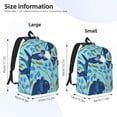 thumbnail image 4 of Rocae Flying Swallows for Durable Canvas Backpack Leisure Large Bag Travel Rucksack Multi-function Backpack Medium, 4 of 8
