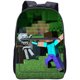thumbnail image 2 of Mochila y fiambrera Minecraft para niños | Mochila escolar, bolsa de almuerzo, estuche para lápices, llavero y dispensador de Creeper Steve Zombie Kuyhfg Sin marca, 2 of 5