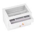 thumbnail image 1 of 3 Layers Wood Jewelry Jewelry Box, Jewelry Display Box Box, Jewelry Organizer Display Case with 3 Drawers for  Bracelet Necklace Storage, Closet  Vanity Decoration, 1 of 7