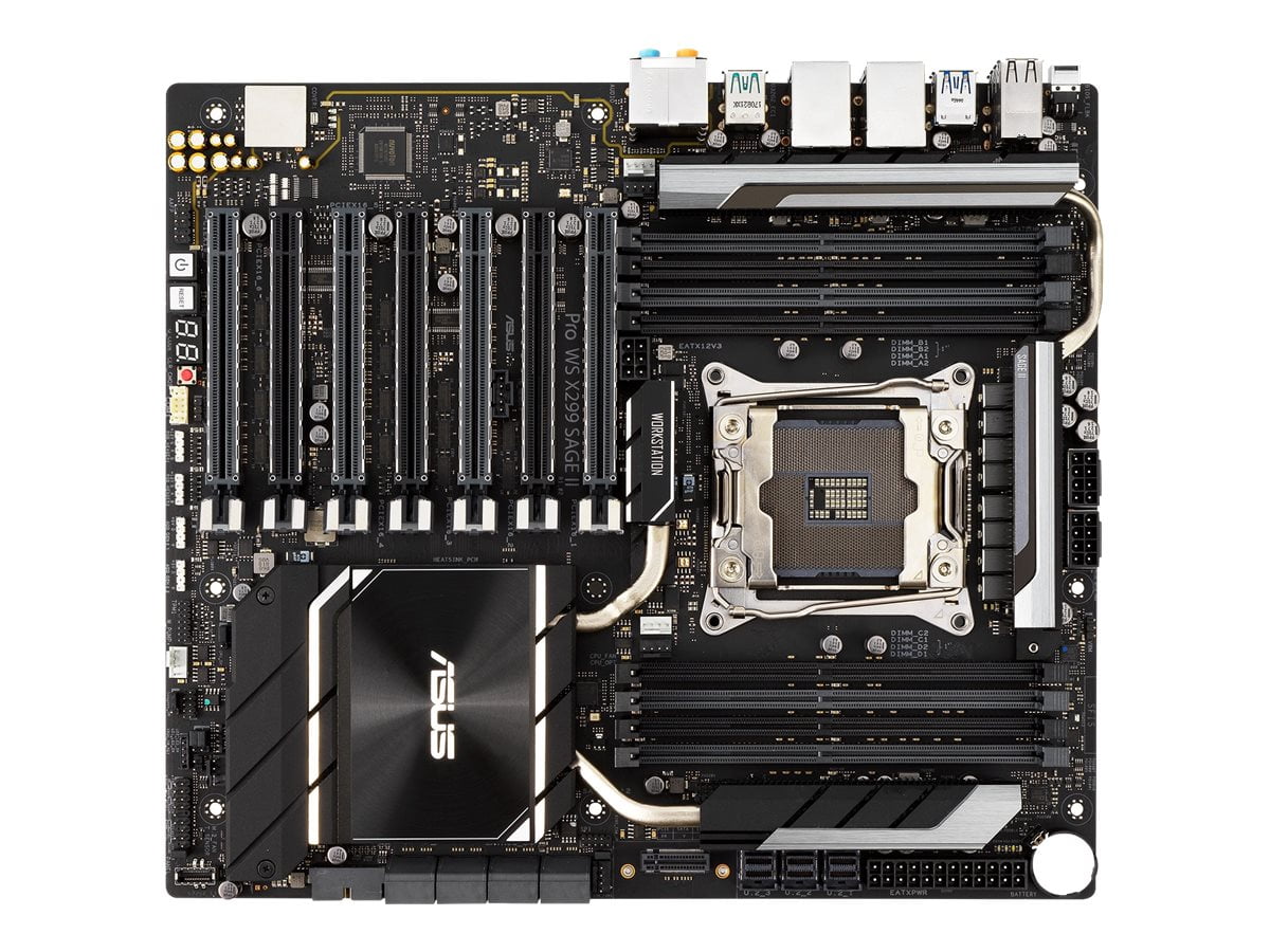 ASUS Pro WS X299 Sage II - Motherboard - SSI CEB - LGA2066 Socket ...