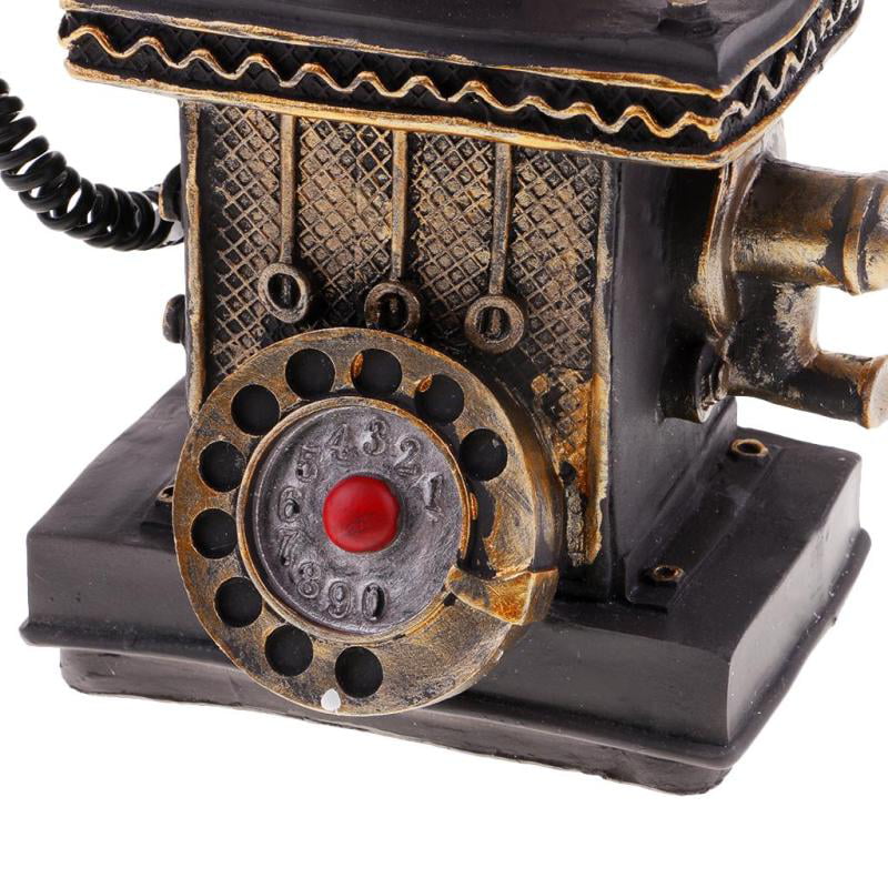 Vintage Antique Rotary Telephone Corded Retro Phone Home Decoration 7111-31 