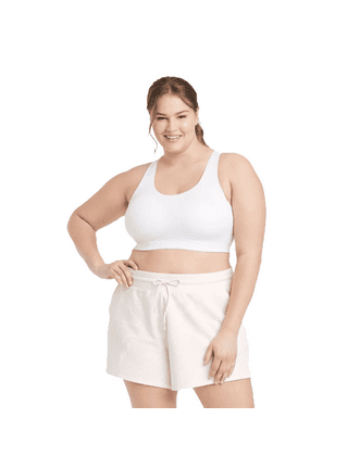 Women's Medium Support Seamless Zip-front Sports Bra - All In Motion™ White  Xxl : Target