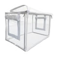 thumbnail image 2 of Caja de aire , cubierta de invernadero de PVC, interior y exterior, plegable, reutilizable, transparente, fácil de usar, invernadero de jardín claro, 2 of 8